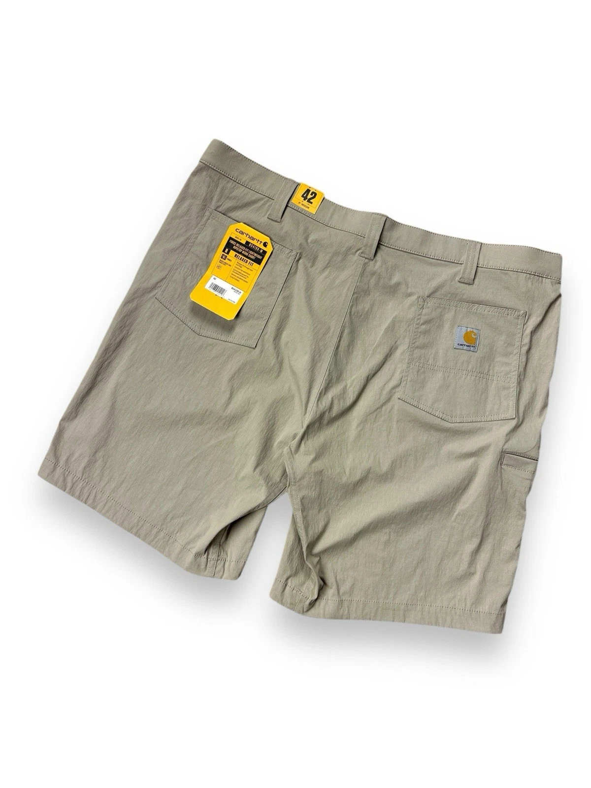 NWT! Carhartt Force Relaxed Fit Lighweight Ripstop Work Shorts Men's Size 42