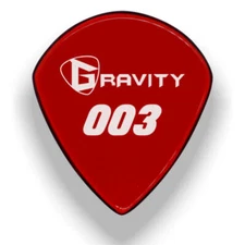 Gravity Picks 003 Jazz III XL Pick, 1.5mm, Red