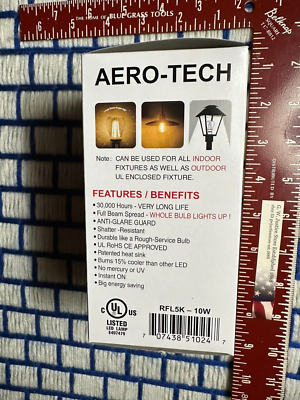 4 new 10W A21 LED 75W Light bulb 10 watt = 75 watt white 5000K