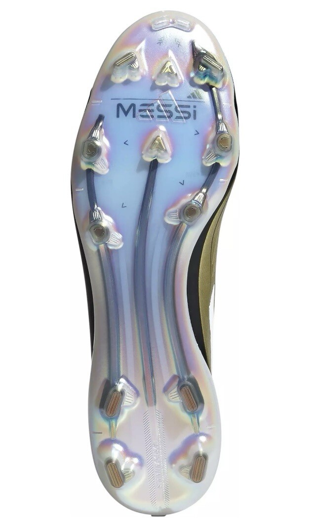Adidas F50 ELITE Messi FG Soccer Cleats Gold /White / Black Adidas F50 ELITE Messi FG Soccer Cleats Gold /White / Black