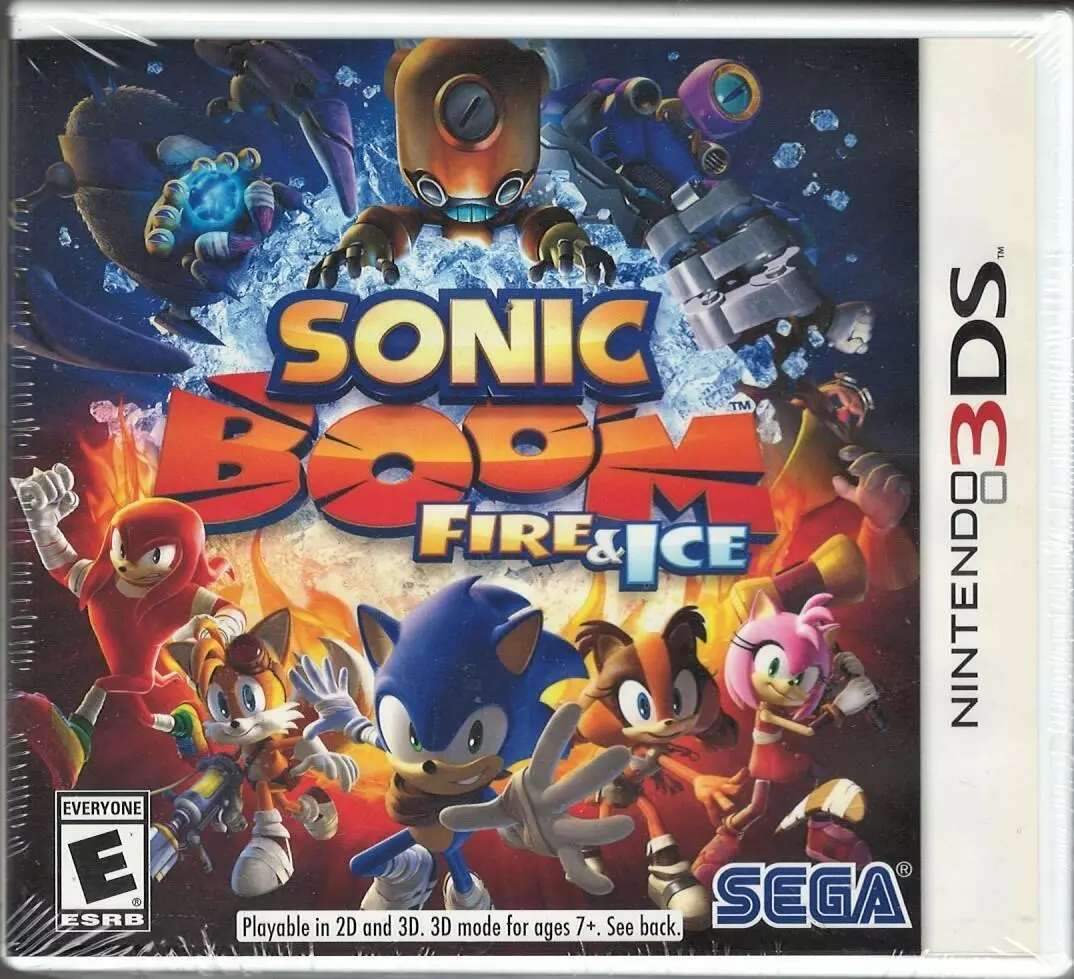 Sonic boom fire and ice 3ds deals
