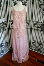 SR764 MORI LEE 21514 SZ 12 BLUSH $189   BRIDESMAID PARTY FORMAL DRESS GOWN