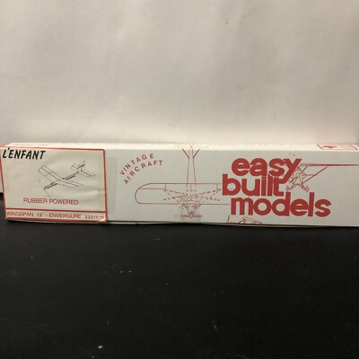 Vintage Easy Built Models LENFANT FF-84 Balsa Flying Wood Model Kit