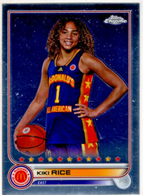 2022 Topps Chrome Basketball Kiki Rice No. 82