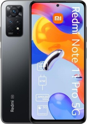Redmi Note 11 Pro 5G - 128GB - Graphite Gray Dual SIM   TOP  Händler 