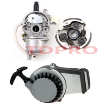 47 49CC 2 STROKE PULL START CARBURETOR CLUTCH POCKET MINI DIRT BIKE SCOOTER ATV
