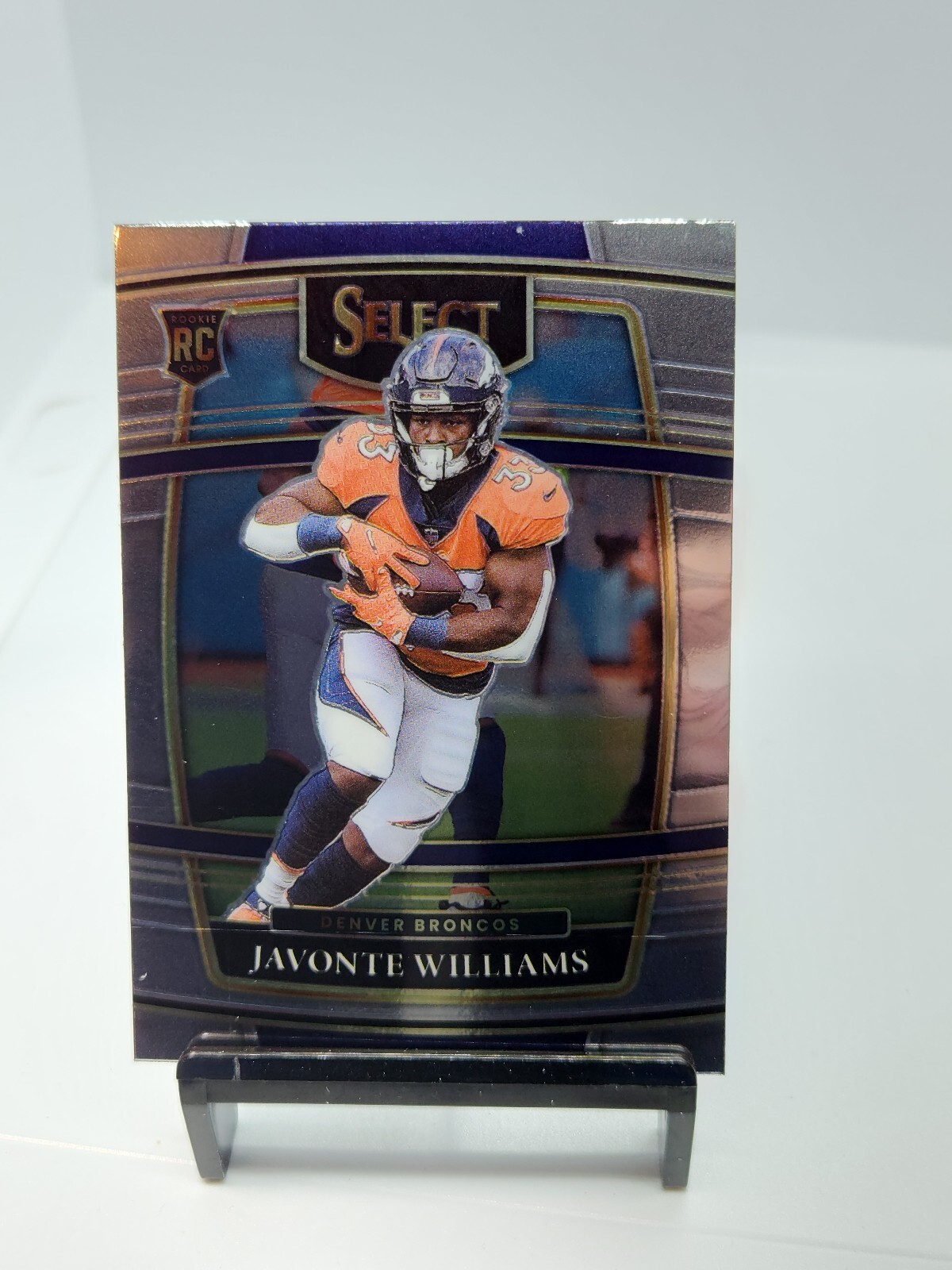 2021 Panini Select Javonte Williams Concourse Rookie Denver Broncos #57