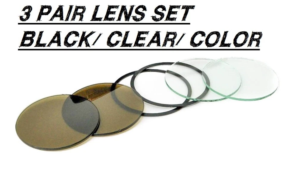 Red Lens Victorian Steampunk Goggles Glasses Welding Cyber Punk Gothic Cosplay  - Image 2 of 4