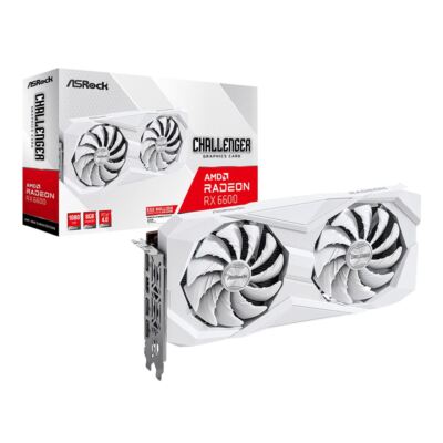 ASRock AMD Radeon RX6600 Challenger D Dual Fan 8GB GDDR6 Gaming Graphics Card