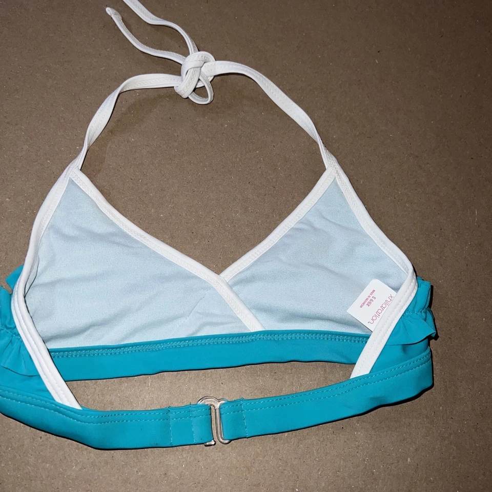 Top de bikini Xhilaration para niñas talla pequeña 6/6x Foto 2 de 2
