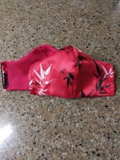 Face Mask, Contoured Red Asian face mask