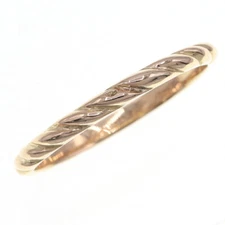 Chaumet Ring Torsade 750 YG Size 22 US10.5 Used Ring Accessory Jewelry Gemstone