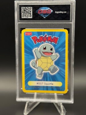 Pokemon Funskool 2004 Who am i? Squirtle #007 B 01 DSG 7 Near Mint