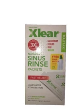 Natural Sinus Rinse Packets, Fast Relief, 50 Count, 6 g Each EXP 03/2025