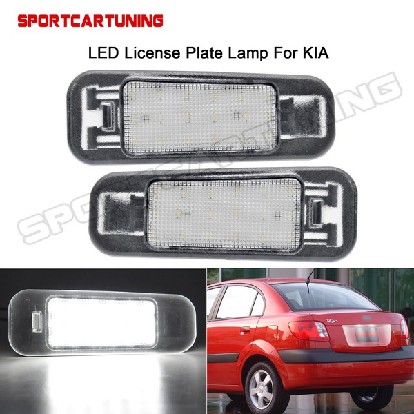 LED Kennzeichenbeleuchtung Nummernschildbeleuchtung FüR KIA RIO JB 2005-2011-image