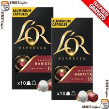 200 Cialde Capsule alluminio Caffè L'OR Compatibili Nespresso Barista Selection*