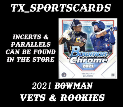 2021 Topps Bowman Complete Your Set Vets & Rookies Pick Your Player  1-100