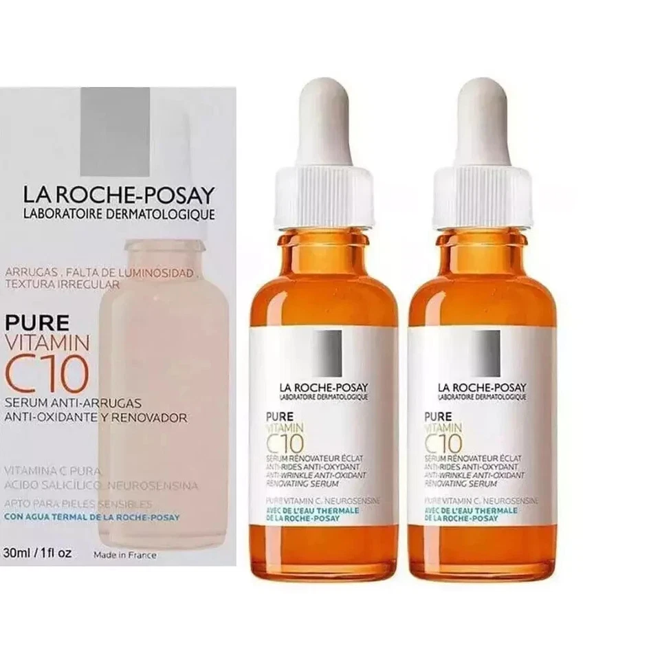 2PCS La Roche-Posay Textura Pure Vitamin C10 Serum Skin Care 30ml Anti-Ageing