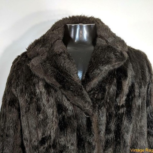 dark brown fluffy jacket