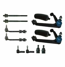 12 Pc Suspension Kit for Dodge Durango Chrysler Aspen Control Arms Tie Rod Ends