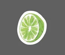 Lime Sticker Illustration Waterproof