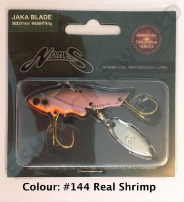NORIES JAKA BLADE 51mm 9gram Color#144 - Vibe Style Blade with Spinner Blade
