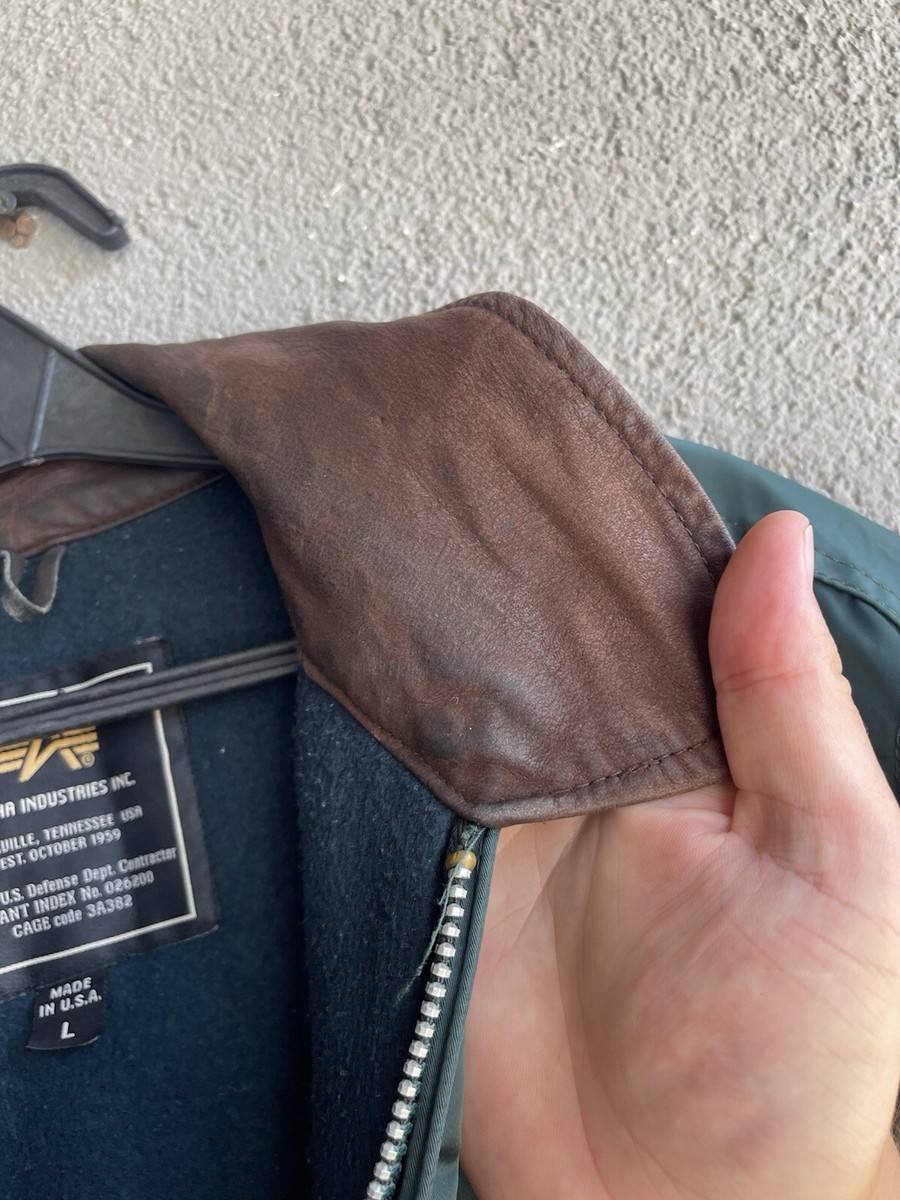 Vintage Alpha Industries 1997 Rare Military Bomber Men Size L | eBay