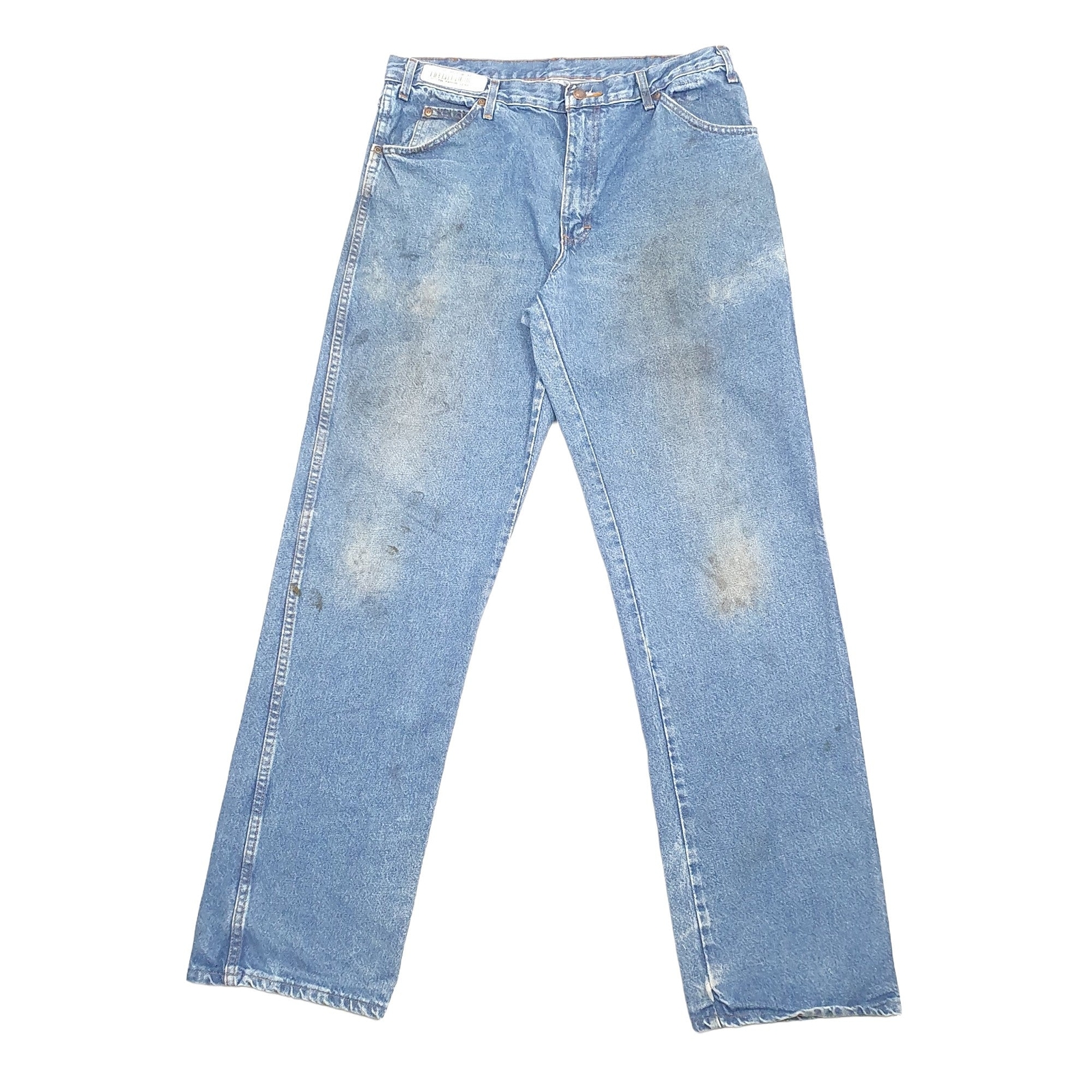 Mens DICKIES Regular Regular Fit Blue Denim Jeans Trousers W35 L34 image 2