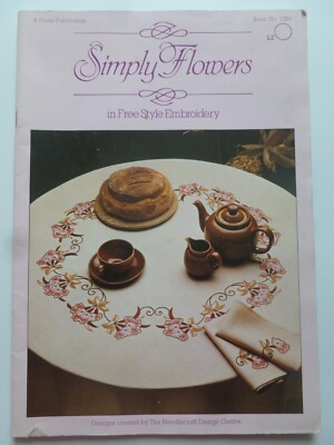 EINFACHE BLUMEN im Freistil Stickerei - Mäntel Stickerei Buch Nr. 1284 (1979)