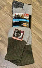 Dickies Men’s Acrylic Blend Performance Thermal Socks 🧦 Boot Length Size 6-12