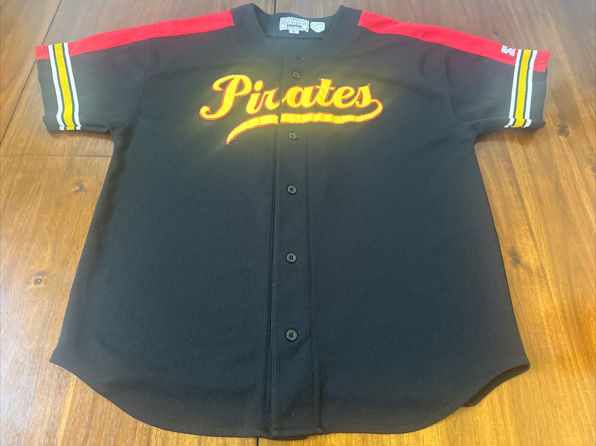 ビンテージ　激レア　STARTER アメリカンフットボールシャツ 36 黒 XL Pittsburgh Pirates Starter MLB Black Jersey Size XL Vintage | eBay