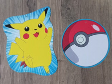 2 Pokemon Hanging Cardboard Die Cut Scrapbook Nintendo Game Freak