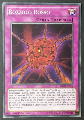 ROTER KOKON auf Italienisch (Red Cocoon) HSRD-IT026 Gemeinde YUGIOH