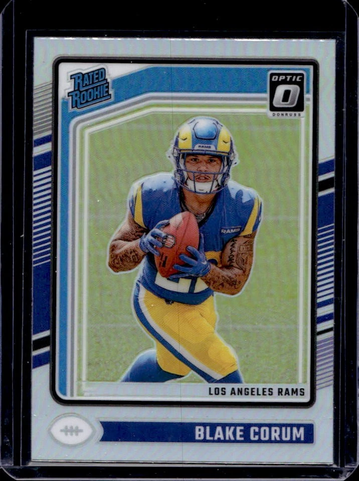 2024 Donruss Optic Blake Corum Holo Rated Rookie #208 Rams