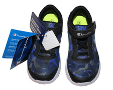 Champion Boys' Toddler Blue/Black Camo Camouflage Athletic Shoes Sneakers 5M-8M