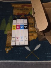 Epson 822 Ink Cartridges - 1 Black, 1 Cyan, 1 Magenta, 1 Yellow - High-Yield...