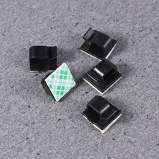 100 Pcs Sticky-back Cord Organizer Wire Clips for Cables Management Holder