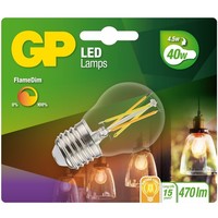 Gp Vintage Led-Lampe Filament Dimmbar E27 A45 4W 40W Globe Birne Leuchtmittel