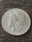 1878-CC Morgan Silver Dollar $1 Coin Carson City First Year Issue - AU Condition