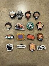 Lot of 16 Friends TV Show Croc Charms Shoe Accessories Central Perk NEW