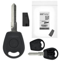 Auto SchlüSsel Rohling + Transponder Passt FüR VW Transporter T4 7D BJ 1995-1998