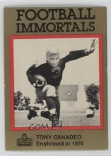 1985-88 Football Immortals Tony Canadeo #33 HOF 1oa8