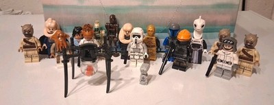 Star Wars Villians Lego Minifig Lot of 18 Authentic Rare Bib Fortuna 