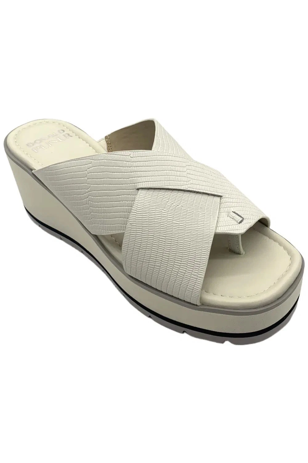 Donald Pliner Women's Klara Slip-On Leather Wedged Sandals Bone
Opens in a new window or tab