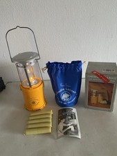 Vintage Fred Bear 24 Hour Candle Lantern Emergency Outdoor Light Camping Box