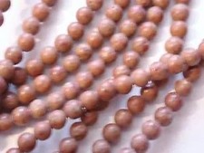 CHOCOLATE JASPER 4mm ROUND SEMI PRECIOUS BEADS sp382