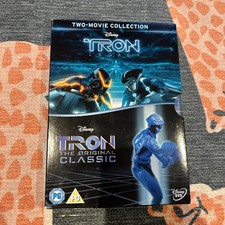 Tron & Tron Legacy Disney Dvd 2-Film Movie Collection Box Set Jeff Bridges New