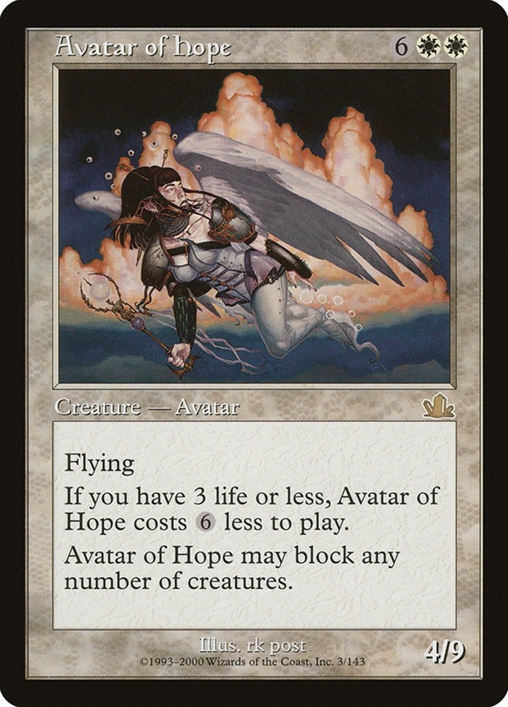 Avatar of Hope - MtG Prophecy - R003 NM 2000