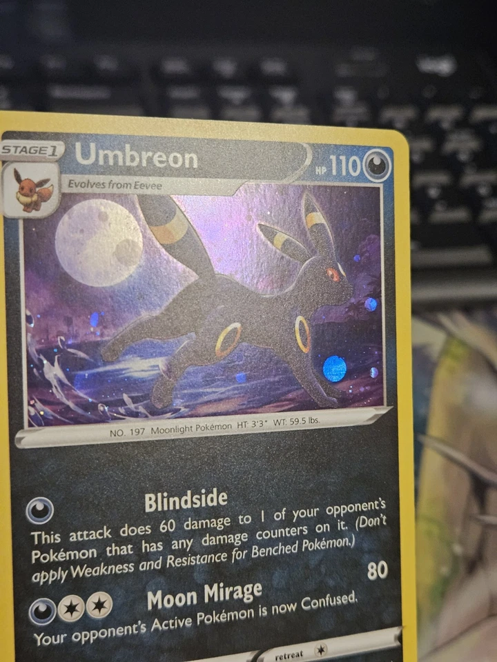 Umbreon - SWSH129 - Pokemon Sword & Shield Promo  Holo Card NM - Image 4 of 4