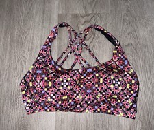 Victoria  s Secret Sports Wireless Bra Bright Multicolor Size Medium